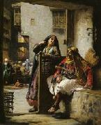 Arab or Arabic people and life. Orientalism oil paintings  343 unknow artist
